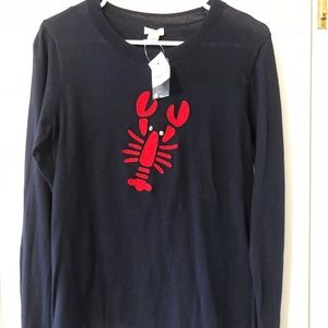 NWT J. Crew Factory Lobster sweater